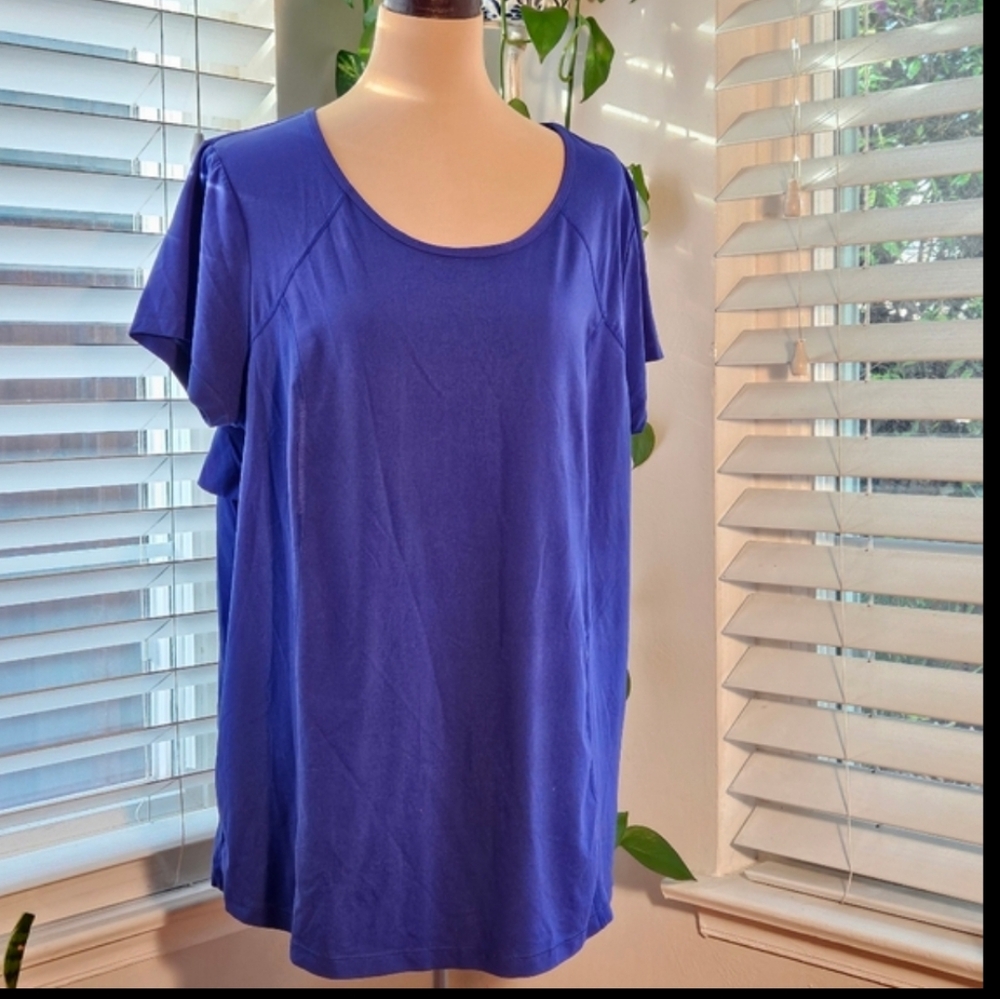 Livi Blue Flutter Open Back